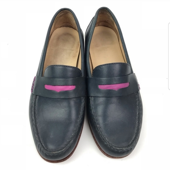 Cole Haan Shoes - ISO Cole Haan navy pink loafers 8
